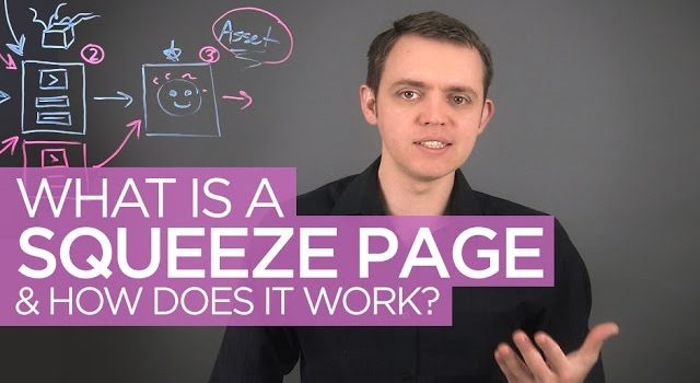 create a squeeze page